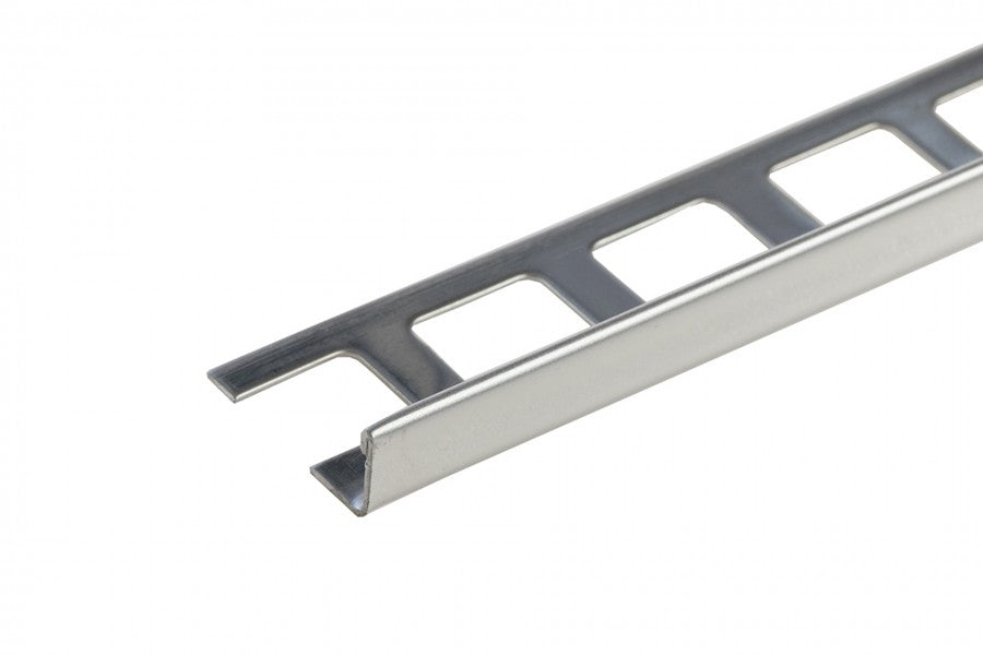 Profil schodowy narożny zakończeniowy stal nierdzewna naturalna 8mm 1m Srebrny