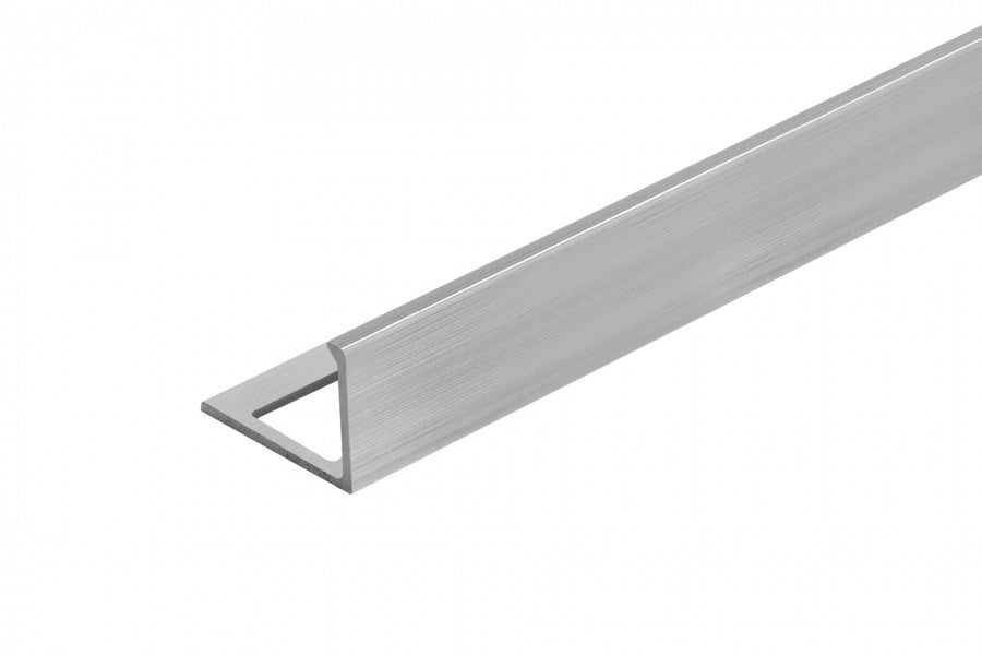 Profil narożny zakończeniowy do glazury aluminium naturalne 15mm 3m Srebrny