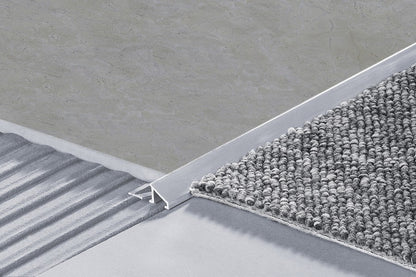 Profil najazdowy skośny aluminium naturalne 2m Srebrny