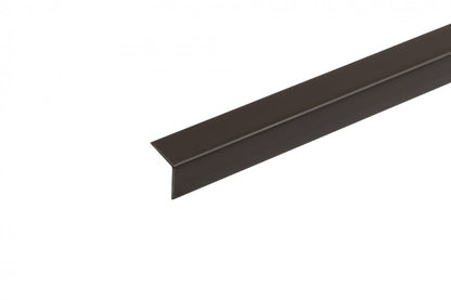PVC corner protection profile 15x15x1.1mm 1m Brown