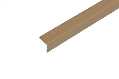 Защитный профиль из ПВХ-уголка 20x20x1,1 мм 2,75 м, цвет карамель