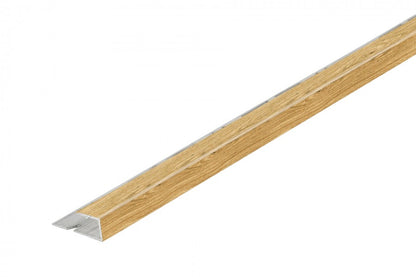 End profile for aluminum laminate panels 8mm 1m Golden Oak