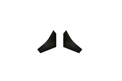 Cover cap for wide concave countertop strip BL 33 Gloss Black 2 pcs.