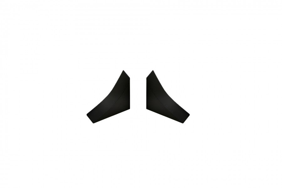Cover cap for wide concave countertop strip BL 33 Gloss Black 2 pcs.