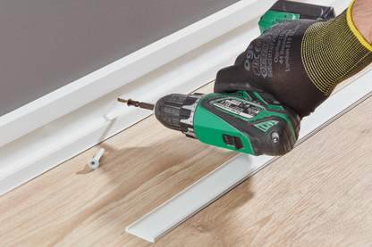 Hi-Line PVC skirting board matt 75mm 2.5m Fernandes
