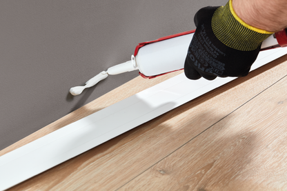 Hi-Line PVC skirting board matt 75mm 2.5m Fernandes
