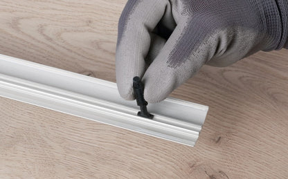 AL protective strip, push-in, 37mm, L= 1.86m, Manila Oak