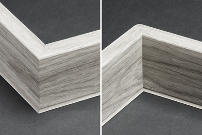 PVC skirting board MASTERLINE 17.1x61.5mm L= 2.20m Saintes Oak Matt