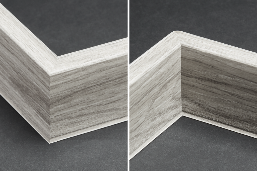 PVC skirting board MASTERLINE 17.1x61.5mm L= 2.20m Saintes Oak Matt