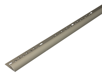 AL carpet finishing profile 10mm L=1.00m Brown