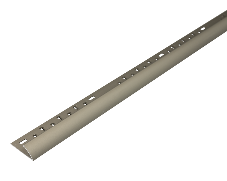 Profil do wykładzin AL zakończeniowy 10mm L= 1,00m Brązowy