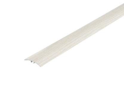 AL protective strip, push-in, 37mm, L= 1.86m, White Oak