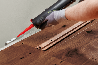 PVC Premium Classic skirting board 22x59mm L= 2.20m Congo Oak Matt