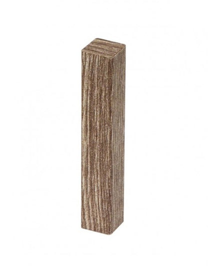 Торцевые заглушки для планки МДФ 14x14x80 мм Cezar, 1 упаковка = 2 шт. Rocky Oak