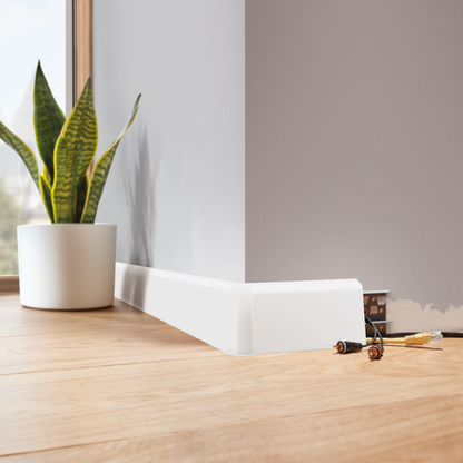 SOFTline skirting board end caps 22.5x75mm 1 pack = 10 sets (L+P) = 20 pcs. Tuscany Oak matt