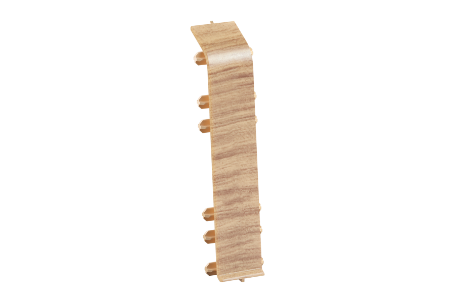 SOFTline skirting board connector 22.5x75mm 1 pack = 10 pcs Classic Oak Matte