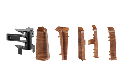 SOFTline skirting board end caps 22.5x75mm 1 pack = 10 sets (L+P) = 20 pcs Cantabrian Oak Matte