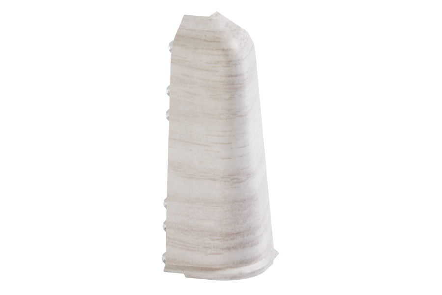 External corner for SOFTline skirting board 22.5x75mm 1 pack = 10 pcs Aspen Oak matt