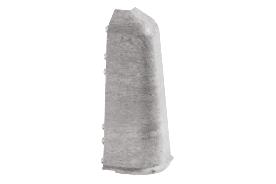 External corner for SOFTline skirting board 22.5x75mm 1 pack = 10 pcs Goth Clear matt