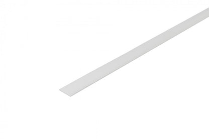 PVC flat bar shape 20x1.5mm glued 2.75m white