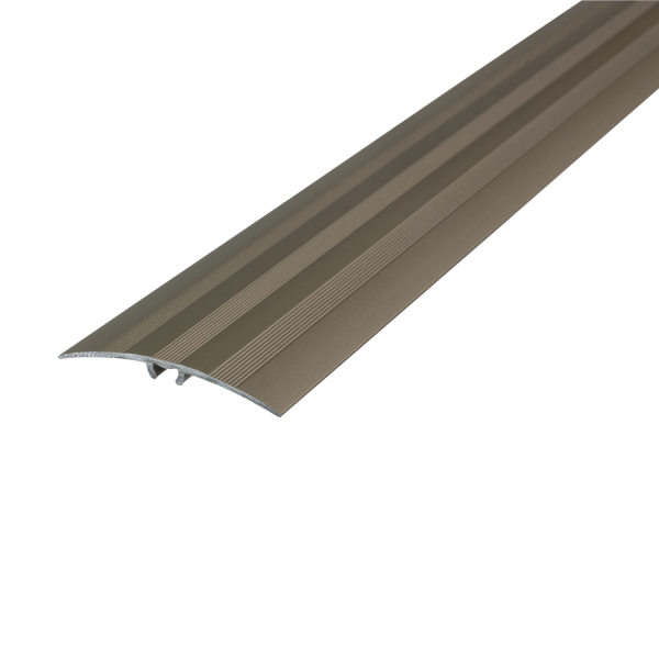 AL protective strip, push-in, with groove, 47mm, L= 1.86m, Metal Bronze