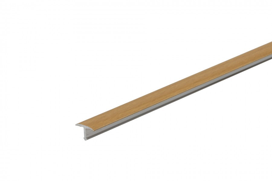 Smooth aluminum joint profile laminate 14mm 2.5m Beech