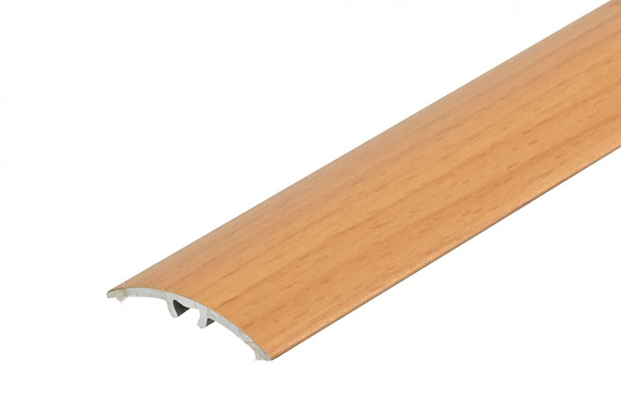 Profil progowy wciskany z silikonem aluminium laminat 30mm 1,8m Buk