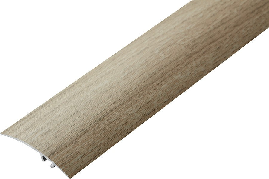 AL protective strip, push-in, 47mm, L= 1.86m, Light Oak