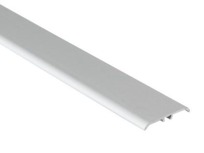 AL protective strip, flat oval insert, 35mm, L= 1.80m, Silver