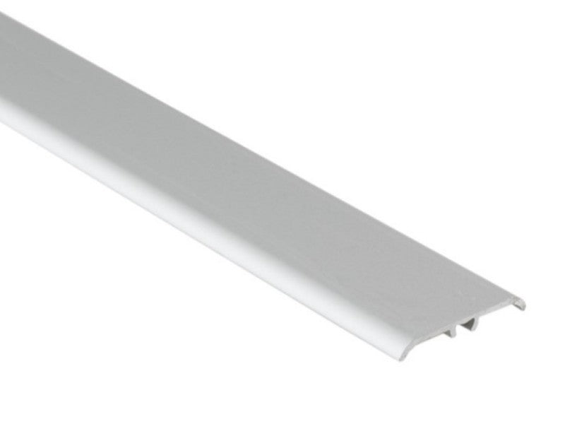 AL protective strip, flat oval insert, 35mm, L= 1.80m, Silver