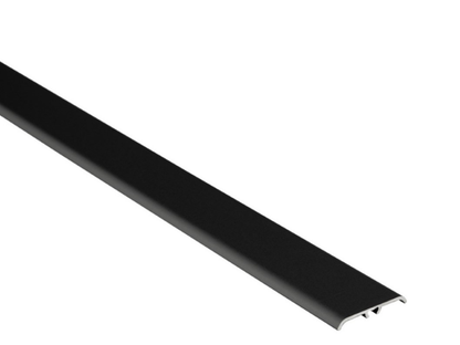 AL protective strip, flat oval insert, 35mm, L= 1.86m, Black