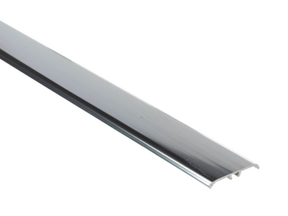 Protective strip aluminum flat oval push-in 35mm Silver El-Poler 0.93m