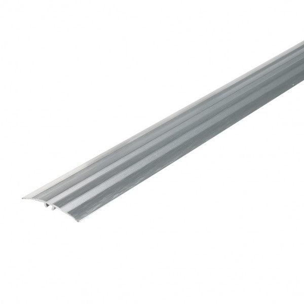 AL protective strip, push-in, with groove, 47mm, L= 1.86m, Silver El-Poler, Brushed