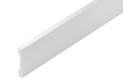 Door trims cut 45° Elegance primer paint 70x12mm 2.2m White 3pcs.