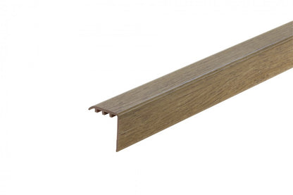 Profil schodowy kątownik progowy PVC laminat 30x30mm 1,8m Dąb Złoty