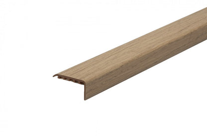 ПВХ-профиль, угловой профиль 45x22 мм, 2 в 1, длина = 0,90 м, Hamilton Oak.