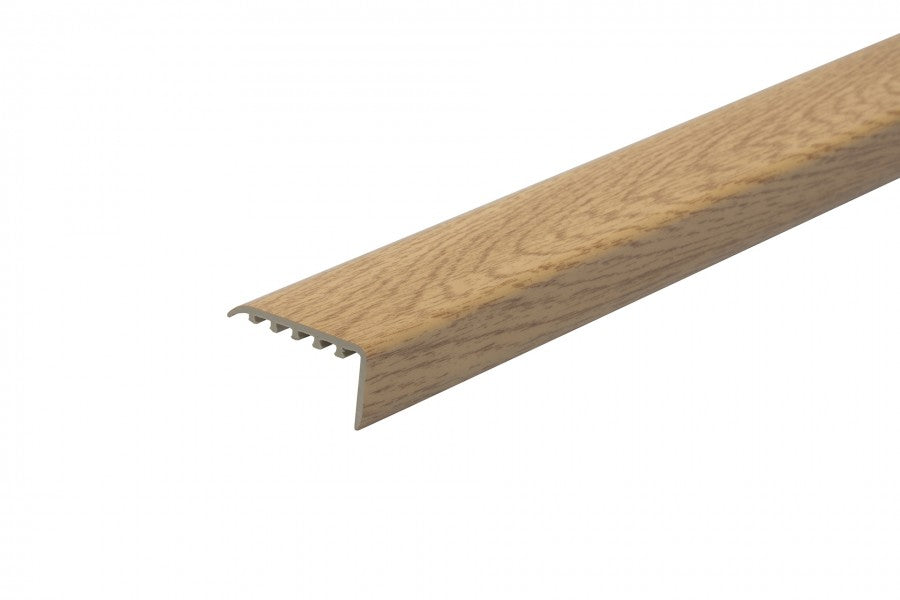 Kształtownik PVC kątownik progowy 45x22mm 2w1 L= 0,90m Dąb Szlachetny