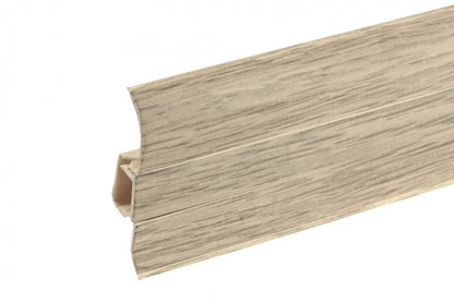PVC Premium Classic skirting board 22x59mm L= 2.20m Thai Bamboo Matt