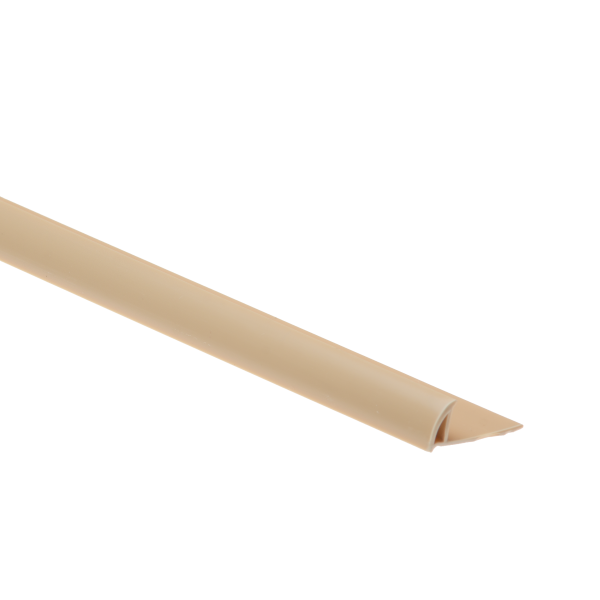 PVC external closed tile profile 8mm L=2.50m Cappuccino