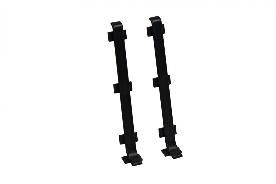 Skirting board connector LP 100 gloss black 2 pcs.