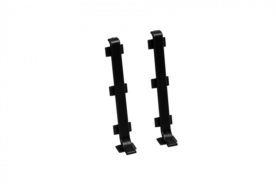 Skirting board connector LP 80 gloss Black 2 pcs.