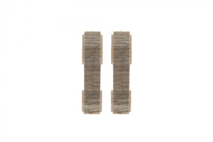 Premium matt skirting board connector, Sommer Oak, 2 pcs.