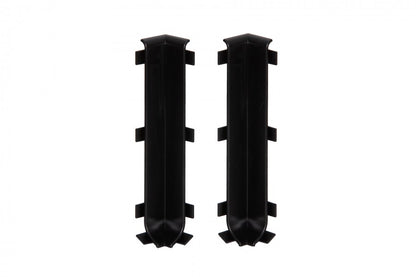 Internal corner for skirting board LP 100 gloss Black 2 pcs.