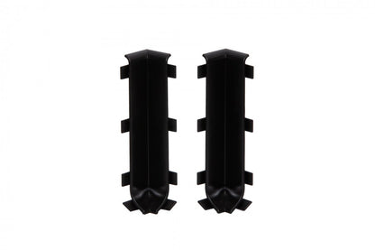 Internal corner for skirting board LP 80 gloss Black 2 pcs.