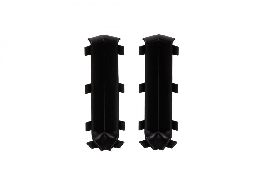 Internal corner for skirting board LP 80 gloss Black 2 pcs.