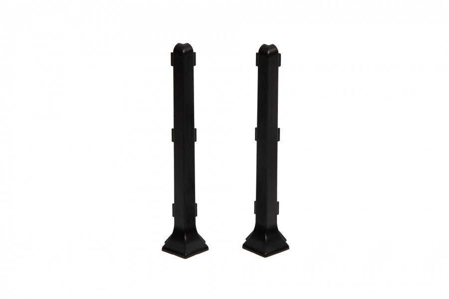 External corner for skirting board LP 100 gloss Black 2 pcs.