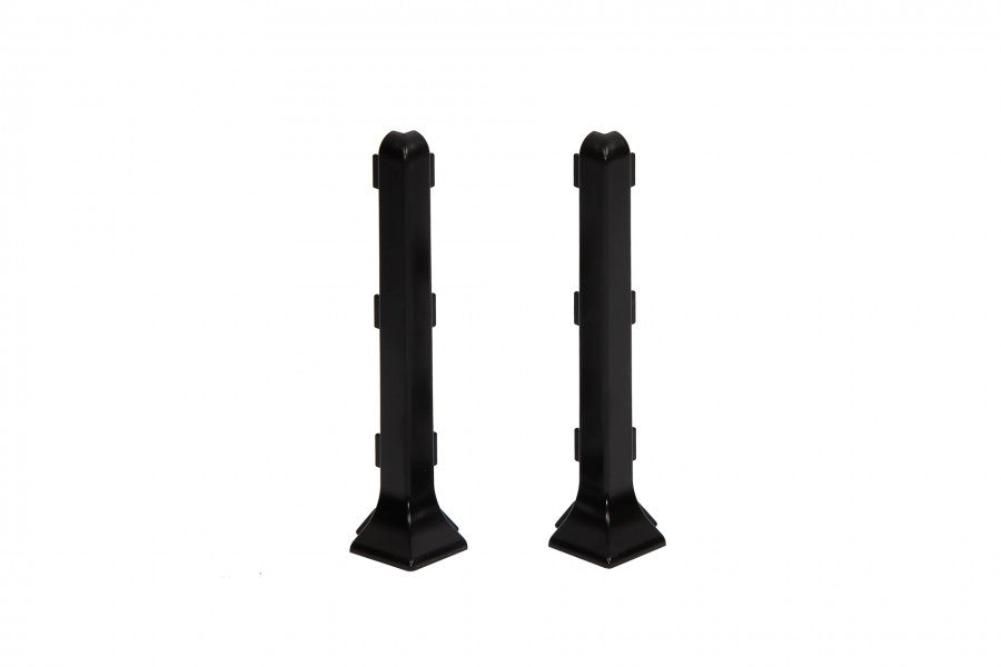 External corner for skirting board LP 80 gloss Black 2 pcs.