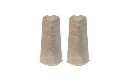 Hi Line skirting board end caps, external corner, 1 set = 2 pcs, Lincoln Mat