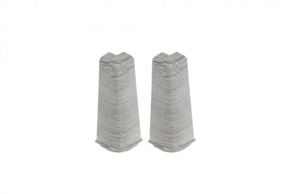 Narożnik zewnętrzny do listwy przypodłogowej Hi Line 23,4x75mm 1kpl=2szt Cezar Dąb Szary Jasny Mat