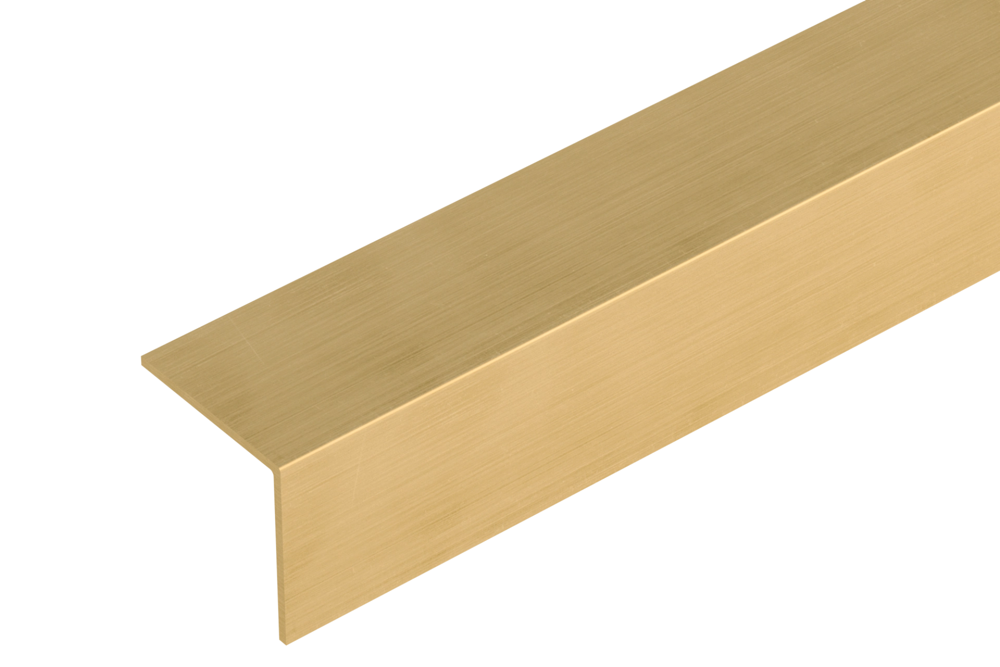 Kątownik PVC 20x20x1,1mm Cezar Złoty Połysk 2,75m